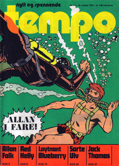 Cover for Tempo (Hjemmet / Egmont, 1966 series) #43/1976