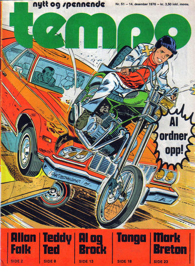 Cover for Tempo (Hjemmet / Egmont, 1966 series) #51/1976