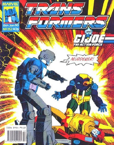 Cover for The Transformers (Marvel UK, 1984 series) #252