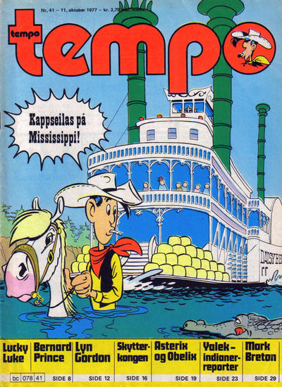 Cover for Tempo (Hjemmet / Egmont, 1966 series) #41/1977