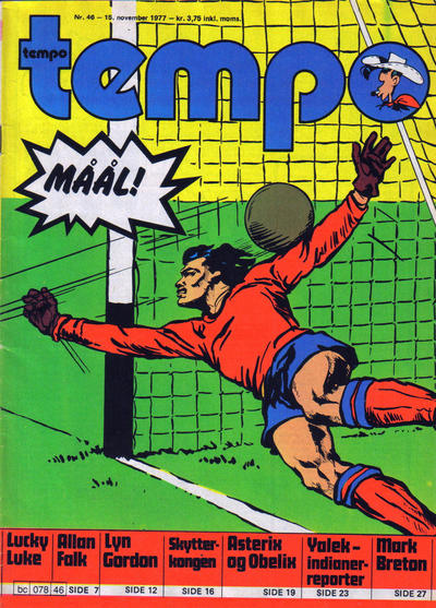 Cover for Tempo (Hjemmet / Egmont, 1966 series) #46/1977