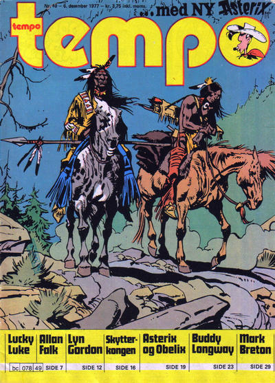 Cover for Tempo (Hjemmet / Egmont, 1966 series) #49/1977