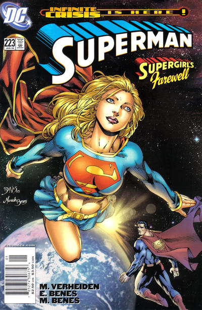 Cover for Superman (DC, 1987 series) #223 [Newsstand]