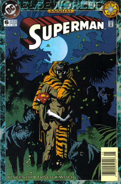 Cover for Superman Annual (DC, 1987 series) #6 [Newsstand]