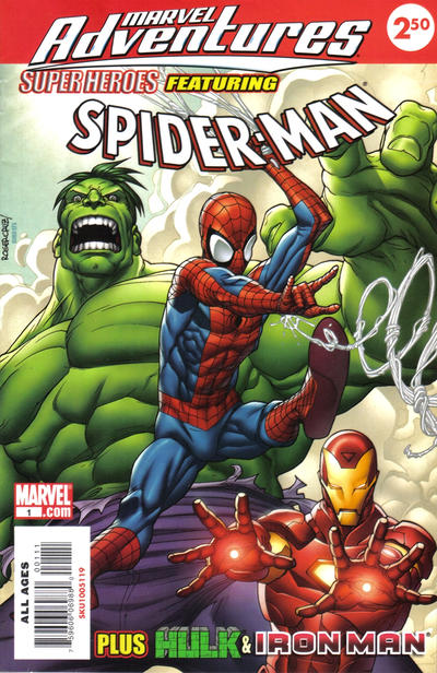 Cover for Marvel Adventures Super Heroes #1 Custom Comic (Marvel, 2009 series) #1