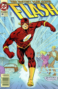Cover Thumbnail for Flash (DC, 1987 series) #80 [Newsstand]