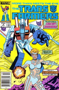 Cover for The Transformers (Marvel, 1984 series) #9 [Newsstand]