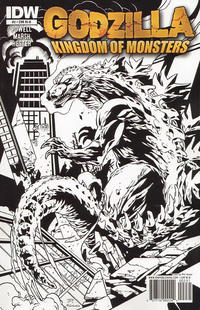 Cover Thumbnail for Godzilla: Kingdom of Monsters (IDW, 2011 series) #2 [Cover RI-B]