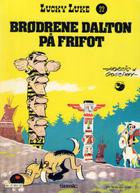 Cover Thumbnail for Lucky Luke (Semic, 1977 series) #22 - Brødrene Dalton på frifot [1. opplag]
