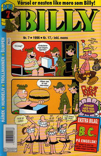 Cover Thumbnail for Billy (Semic, 1977 series) #7/1996