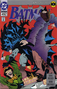 Cover for Batman (DC, 1940 series) #492 [Silver Edition]