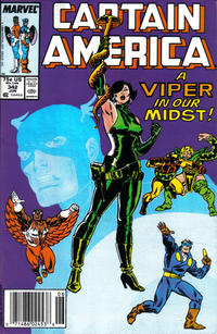 Cover for Captain America (Marvel, 1968 series) #342 [Newsstand]