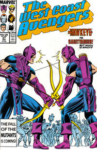 Cover Thumbnail for West Coast Avengers (Marvel, 1985 series) #27 [Direct]