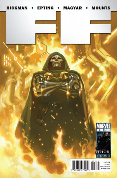 Cover for FF (Marvel, 2011 series) #2