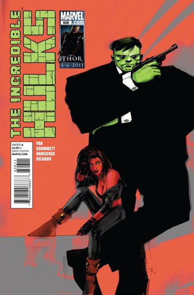 Cover for Incredible Hulks (Marvel, 2010 series) #626