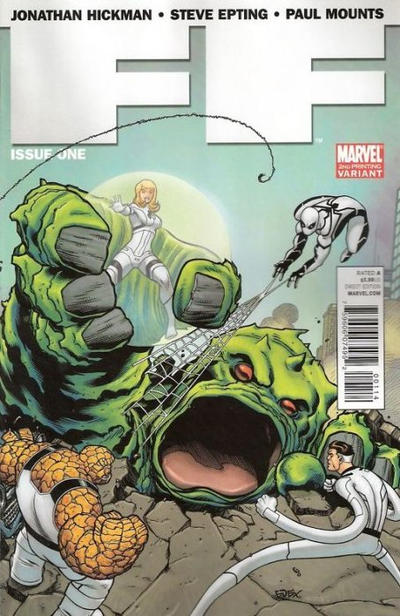 Cover for FF (Marvel, 2011 series) #1 [2nd Printing McGuinness]