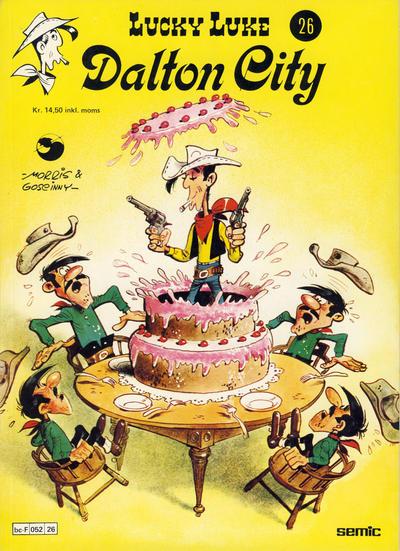 Cover for Lucky Luke (Semic, 1977 series) #26 - Dalton City [1. opplag]