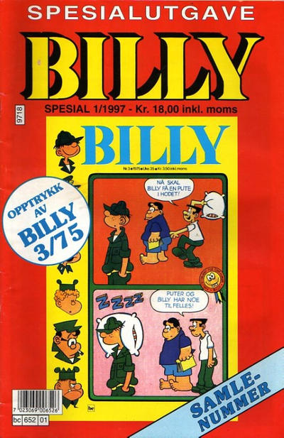 Cover for Billy Spesial (Semic, 1992 series) #1/1997