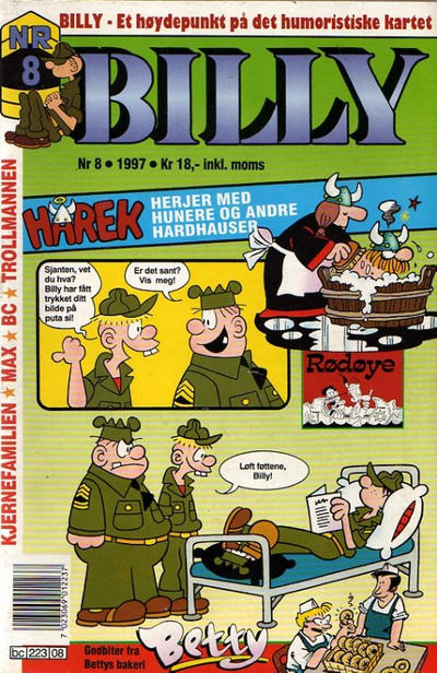 Cover for Billy (Semic, 1977 series) #8/1997