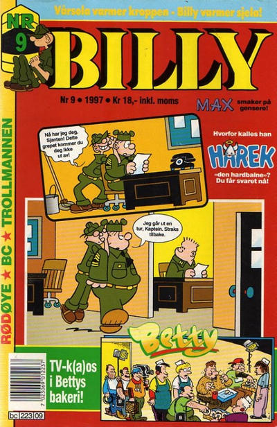 Cover for Billy (Semic, 1977 series) #9/1997