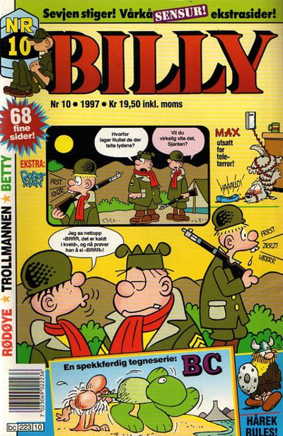 Cover for Billy (Semic, 1977 series) #10/1997