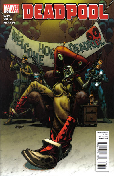 Cover for Deadpool (Marvel, 2008 series) #36