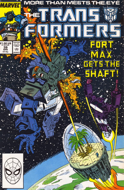Cover for The Transformers (Marvel, 1984 series) #39 [Direct]