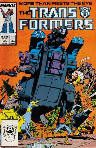 Cover for The Transformers (Marvel, 1984 series) #27 [Direct]