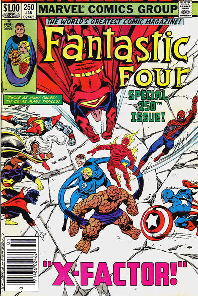 Cover for Fantastic Four (Marvel, 1961 series) #250 [Newsstand]