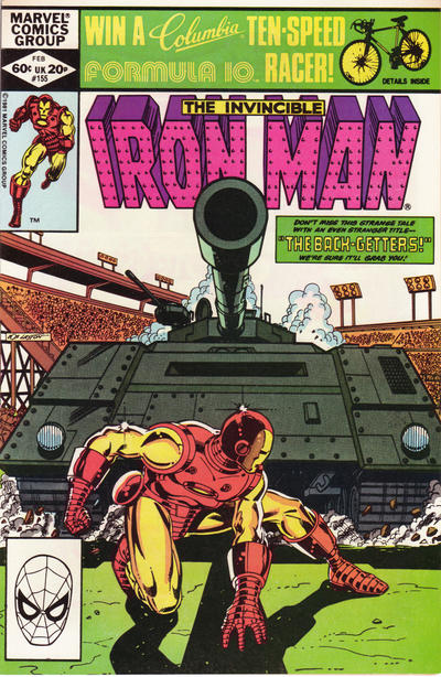 Cover for Iron Man (Marvel, 1968 series) #155 [Direct]