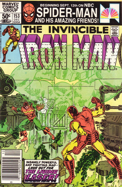Cover for Iron Man (Marvel, 1968 series) #153 [Newsstand]
