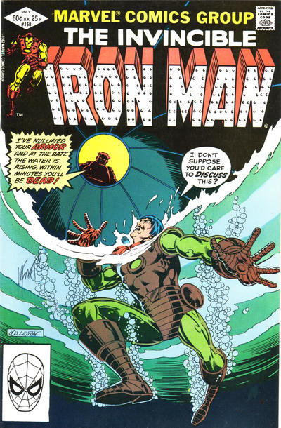 Cover for Iron Man (Marvel, 1968 series) #158 [Direct]