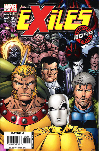 Cover for Exiles (Marvel, 2001 series) #76 [Direct Edition]