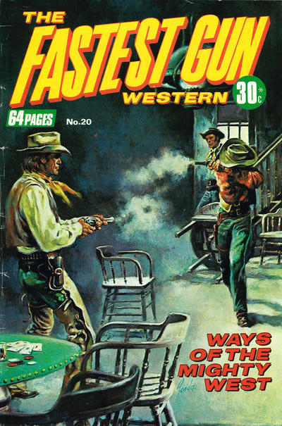 Cover for The Fastest Gun Western (K. G. Murray, 1972 series) #20