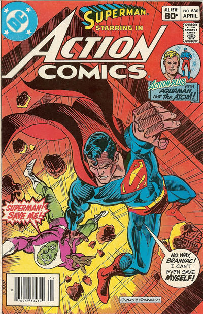 Cover for Action Comics (DC, 1938 series) #530 [Newsstand]