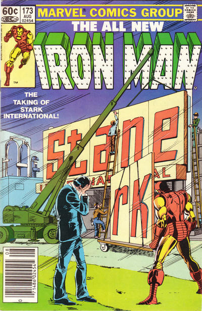 Cover for Iron Man (Marvel, 1968 series) #173 [Newsstand]