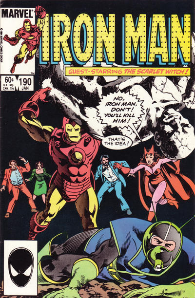 Cover for Iron Man (Marvel, 1968 series) #190 [Direct]