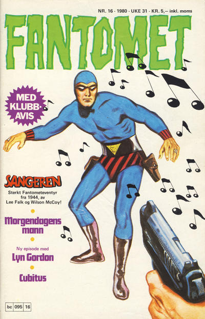 Cover for Fantomet (Semic, 1976 series) #16/1980