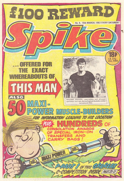 Cover for Spike (D.C. Thomson, 1983 series) #9