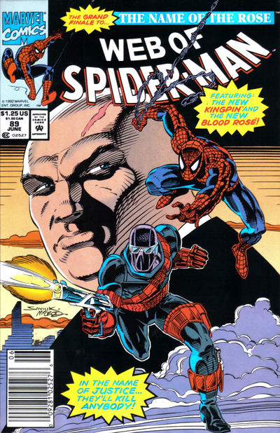 Cover for Web of Spider-Man (Marvel, 1985 series) #89 [Newsstand]