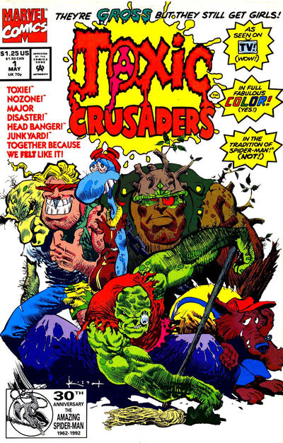 Cover for Toxic Crusaders (Marvel, 1992 series) #1