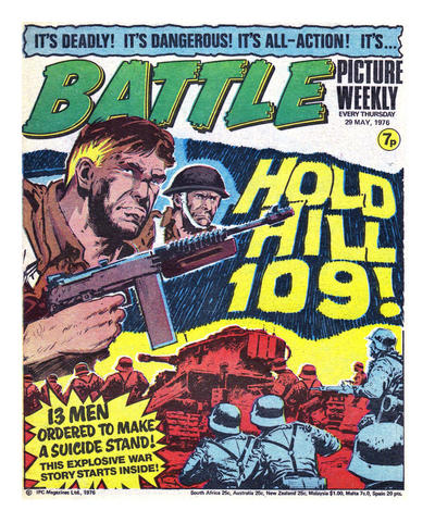 Cover for Battle Picture Weekly (IPC, 1975 series) #29 May 1976 [65]