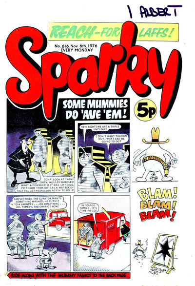 Cover for Sparky (D.C. Thomson, 1965 series) #616