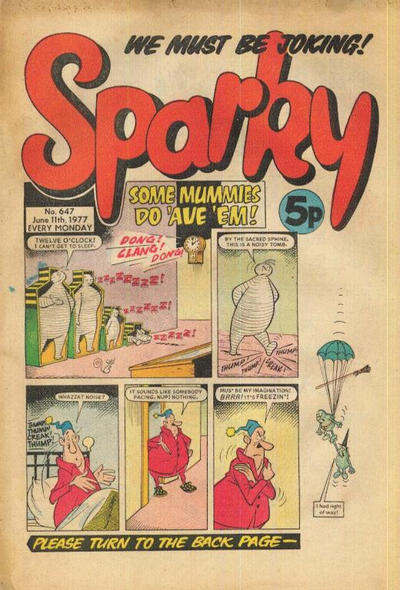 Cover for Sparky (D.C. Thomson, 1965 series) #647