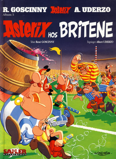 Cover for Asterix [Seriesamlerklubben] (Hjemmet / Egmont, 1998 series) #5 - Asterix hos britene