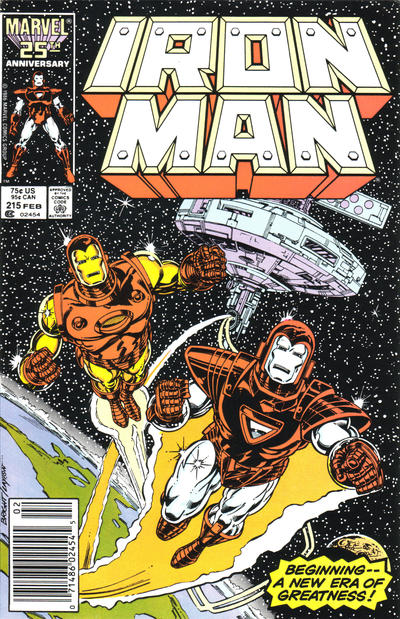 Cover for Iron Man (Marvel, 1968 series) #215 [Newsstand]