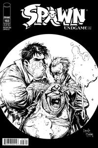 Cover for Spawn (Image, 1992 series) #193 [Black and White Cover]