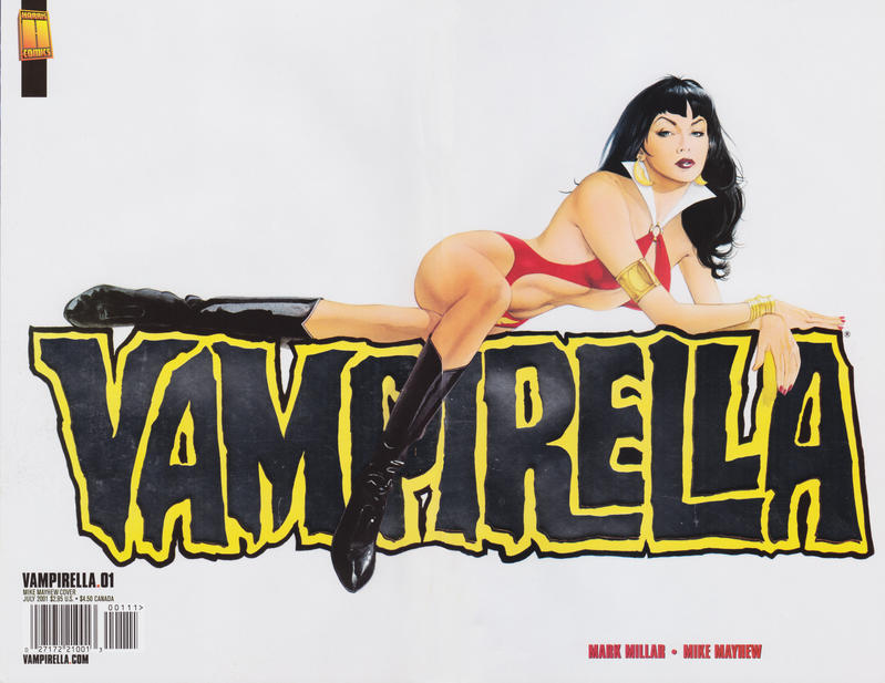 Cover for Vampirella (Harris Comics, 2001 series) #1 [Mike Mayhew Cover]