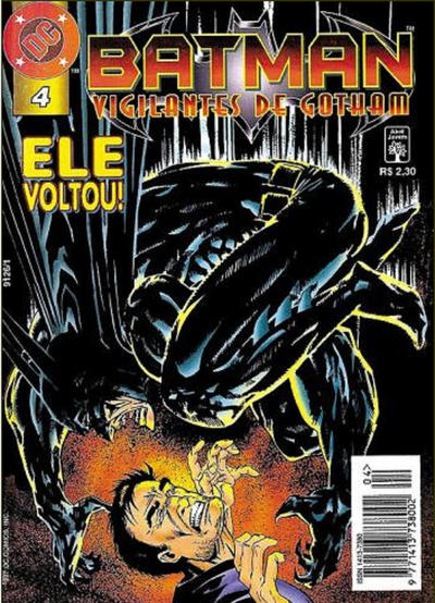 Cover for Batman: Vigilantes de Gotham (Editora Abril, 1996 series) #4
