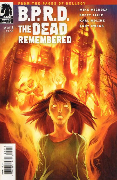 Cover for B.P.R.D.: The Dead Remembered (Dark Horse, 2011 series) #2
